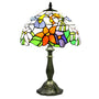Flower Tiffany Glass Tabletop Lamp - No Bulb - Table Lamp