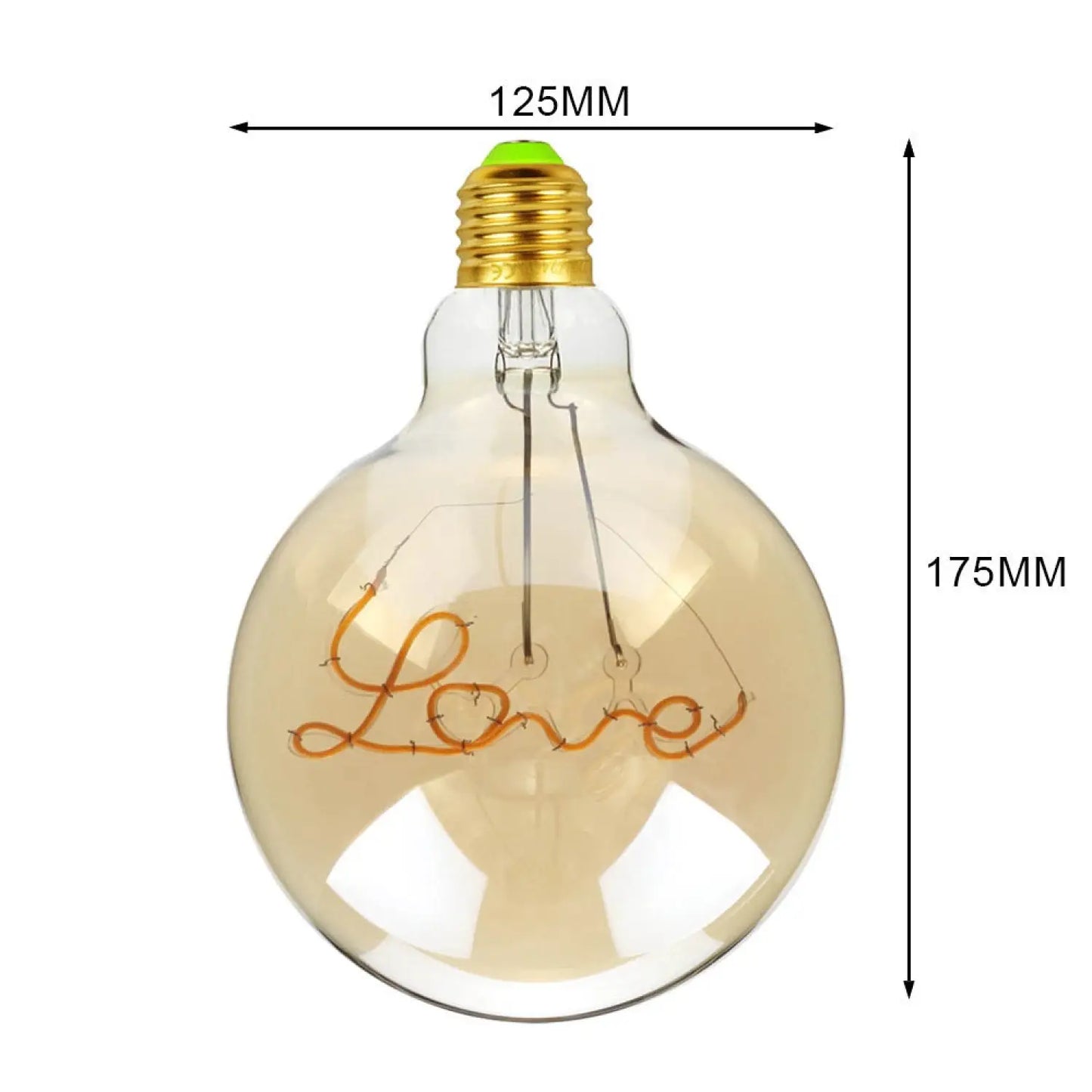G125 Antique Bulb Light for Vintage Home & Decorative Lighting - 110V - Light Bulb