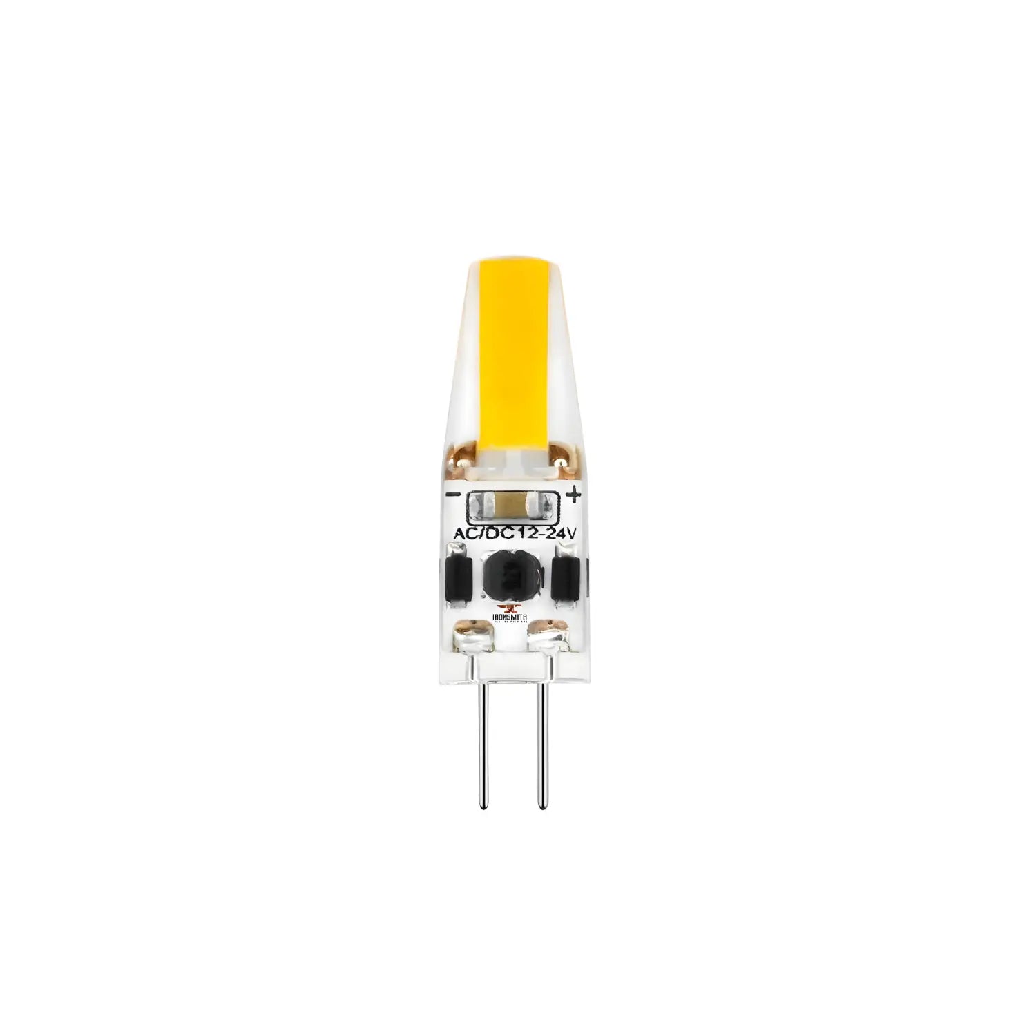 G4 JC LED Bi-Pin Bulb Dimmable Silicon 1 - 150COB LED 360° Angle AC 12-24V - Warm White / 1.5 Watt - Dimmer Switch