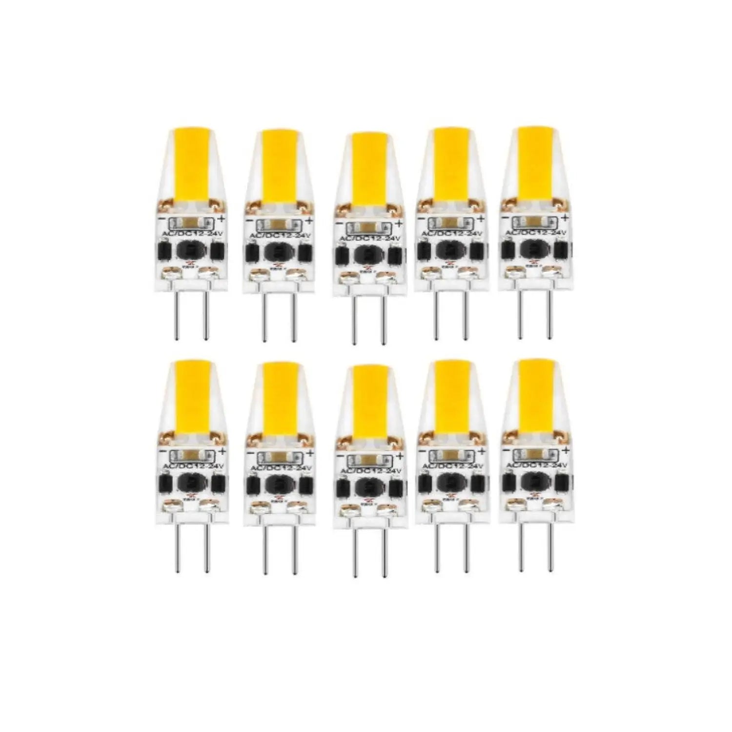 G4 JC LED Bi-Pin Bulb Dimmable Silicon 1 - 150COB LED 360° Angle AC 12-24V - Dimmer Switch