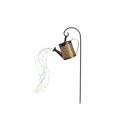 Garden Decor Solar Lights with Watering Can Design String LEDs & IP65 Waterproof - Solar Light