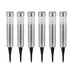 Garden Solar Lamps with RGB Lighting and Stainless Steel Build - Silver - Solar Light