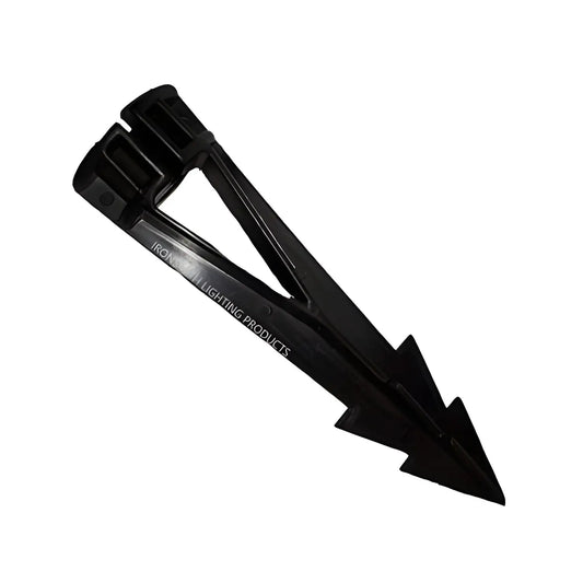 Garden Stake - 8-Inch Low Profile 1/2’’ NPT Thread with Side Wireway | 20 Pack - Spike Mount