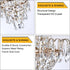 Gold Luxurious Ceiling Light Chandelier with Crystal Design for Modern Interiors - Indoor Hanging Light