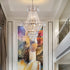Gold Luxurious Ceiling Light Chandelier with Crystal Design for Modern Interiors - Indoor Hanging Light