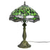 Green Dragonfly Tiffany Glass Tabletop Lamp - No Bulb - Table Lamp