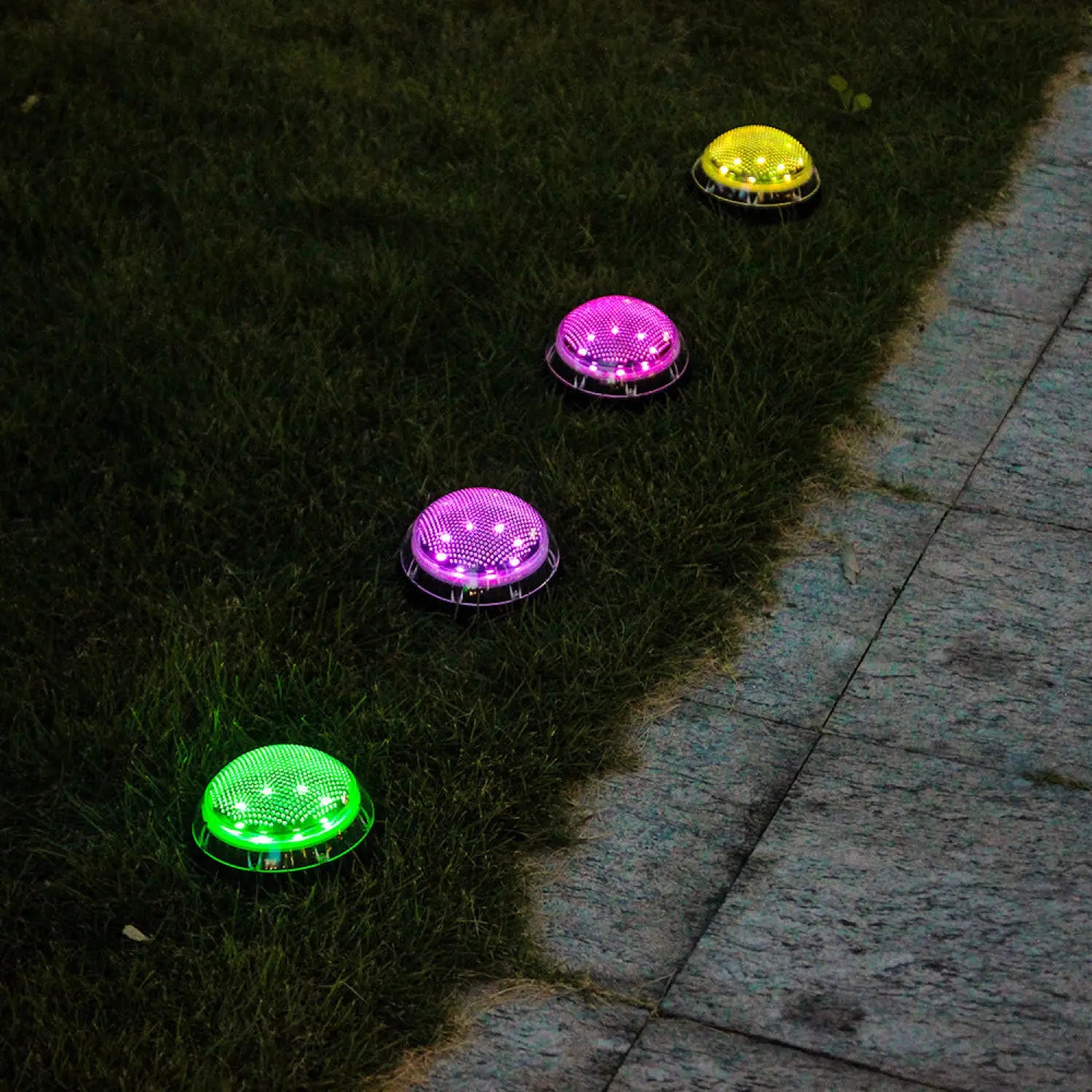 Ground Solar Lights with Waterproof - Perfect for Outdoor Landscaping - Color - Solar Light