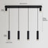 Angelina 6 Light Matte Black Kitchen Island Pendant No Bulb Black 12V Hanging Light