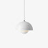 Hanging Light Modern – Adjustable Height Iron Chandelier with LED/Incandescent Compatibility - White / 230mm - Indoor