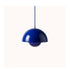 Hanging Light Modern – Adjustable Height Iron Chandelier with LED/Incandescent Compatibility - Klein Blue / 23x23x16cm