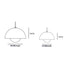 Hanging Light Modern – Adjustable Height Iron Chandelier with LED/Incandescent Compatibility - Indoor Hanging Light