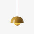 Hanging Light Modern – Adjustable Height Iron Chandelier with LED/Incandescent Compatibility - Yellow / 230mm - Indoor