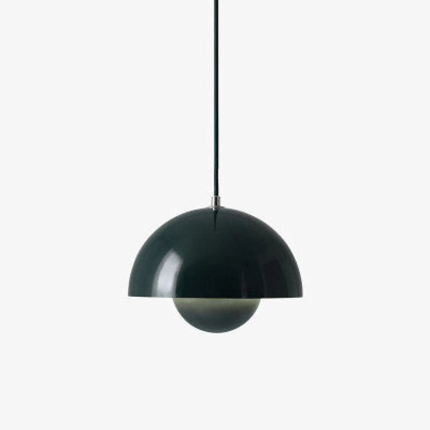 Hanging Light Modern – Adjustable Height Iron Chandelier with LED/Incandescent Compatibility - Green / 230mm - Indoor