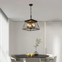 Hanging Lights for Kitchen Island in Rustic Iron Finish - Black - Hanging Light