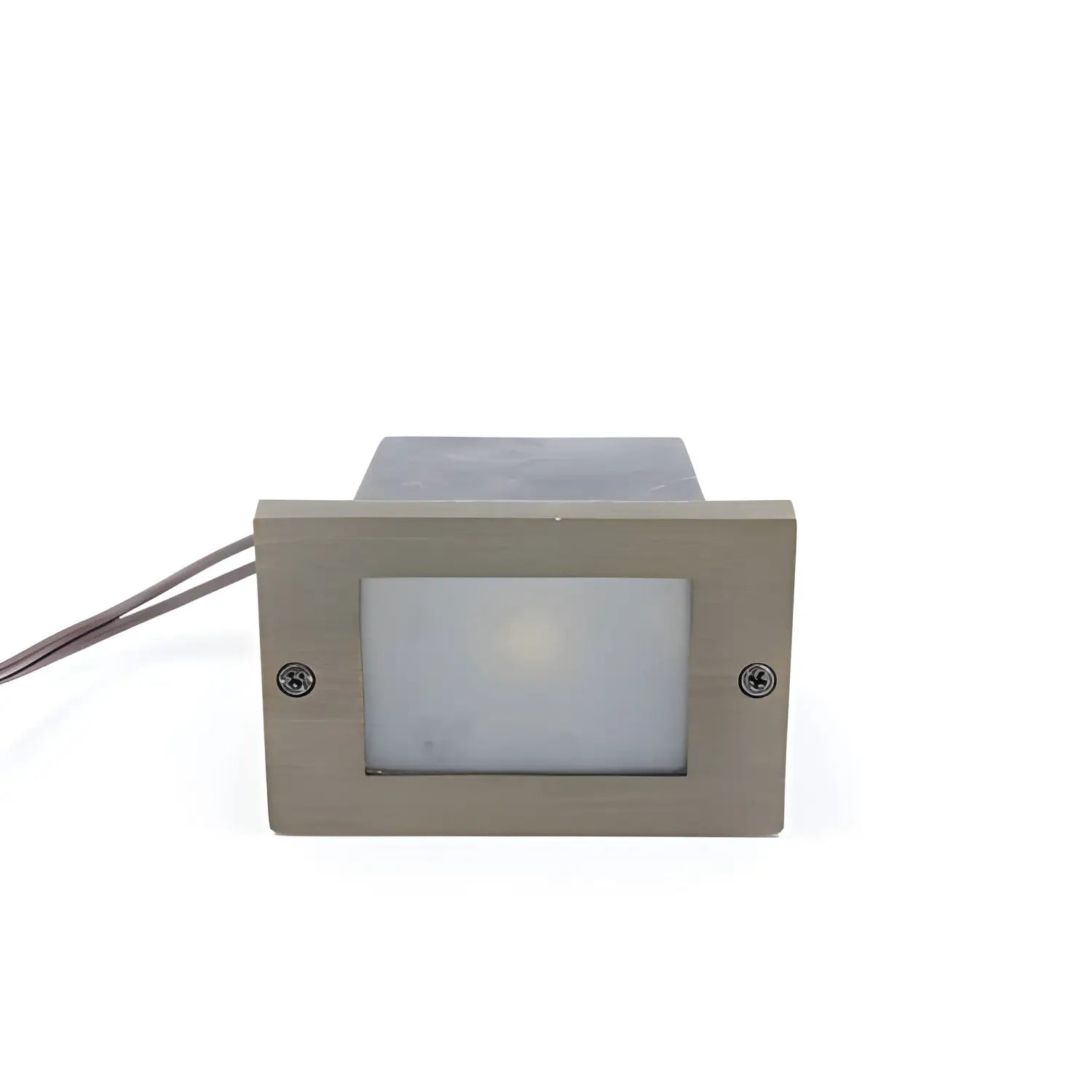 Antique Bronze 2W LED Low Voltage Step Lights with Heavy Duty Cast Brass Cover - Open Window - Step Light