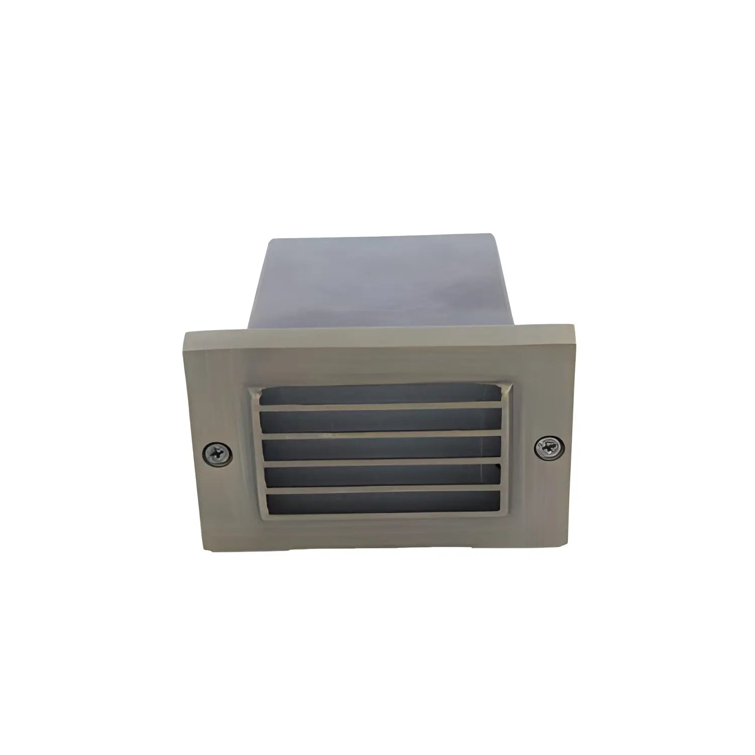 Antique Bronze 2W LED Low Voltage Step Lights with Heavy Duty Cast Brass Cover - Louvered Window - Step Light