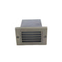 Antique Bronze 2W LED Low Voltage Step Lights with Heavy Duty Cast Brass Cover - Louvered Window - Step Light