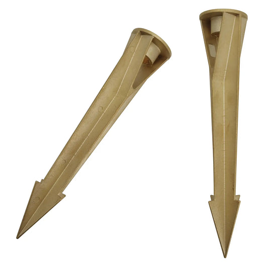Heavy Duty Brass Stake for Outdoor Lighting with Durable Construction