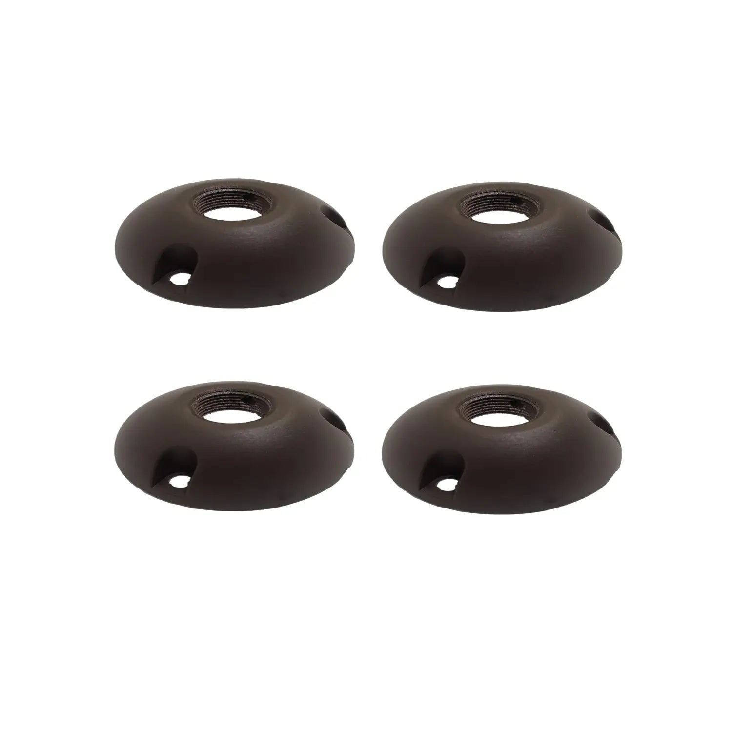 Surface Mount Base for Spot Lights or Path Light Fixtures - Aluminum / 4 Packs - Light Fixture Mount