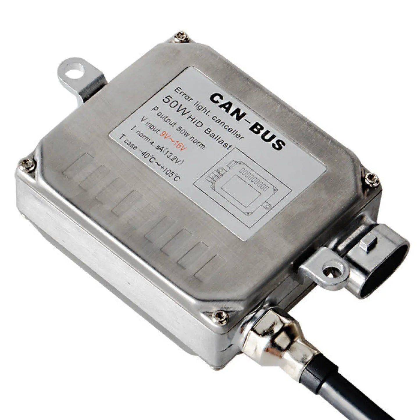 HID Lamp Ballast for Stable Xenon Headlight Performance - Silver - Automotive Ballast