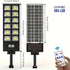 High-Brightness 504 LED Solar Outdoor Light Wall Mounted Street Lamp