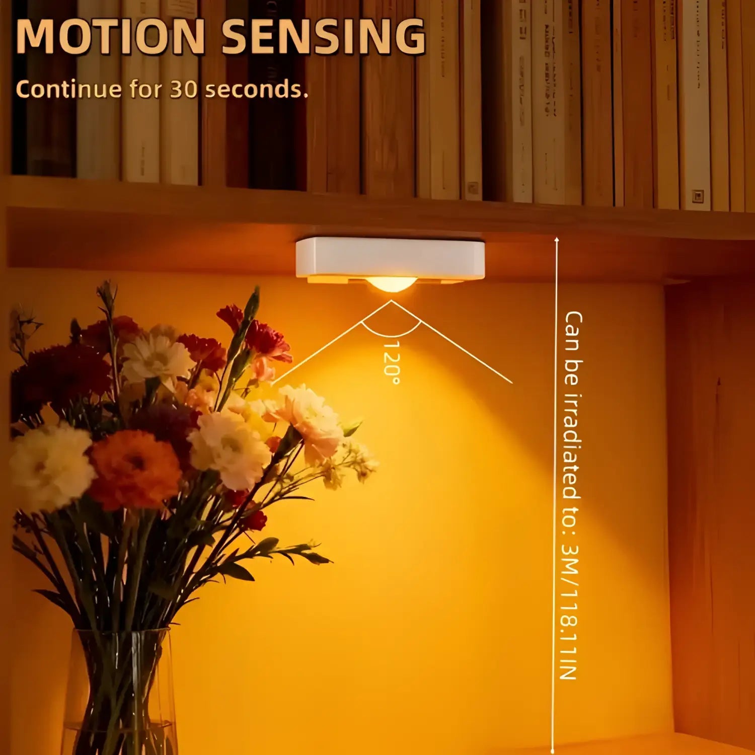 High-Quality Rechargeable Wall Lights With Motion Sensor 4-Pack - Undercabinet Light