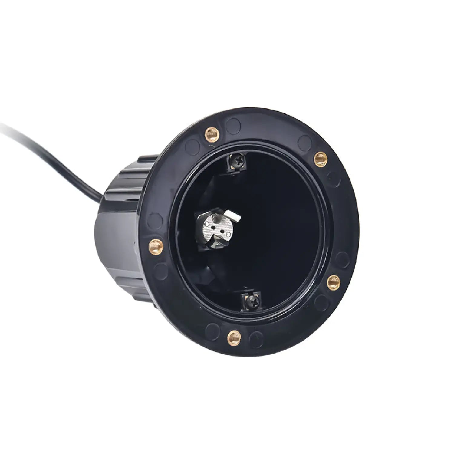 In-Ground Pathway Light with Brass-PVC Housing and Domed Half Lid for MR16 Bulbs - Well Light