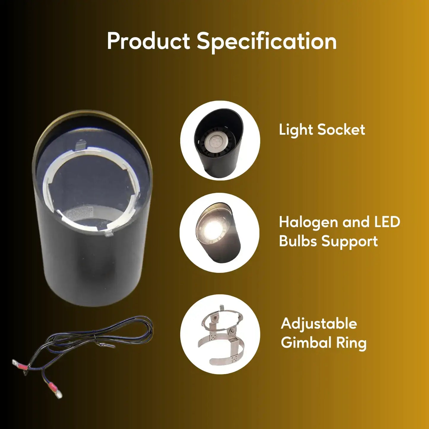 In-Ground Well Light Fixture & Replacement Components - Well Light Fixture