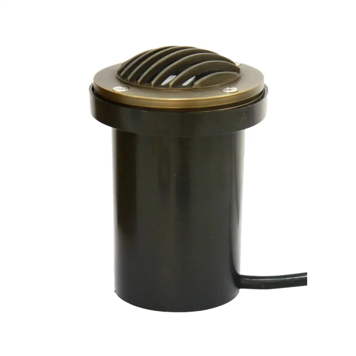 In-Ground Well Modern Light Fixtures with Solid Brass Cover (Louvered) - Louvered - Well Light