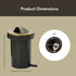 In-Ground Well Modern Lighting Fixtures with Brass Cover (Half Moon) - Half Moon - Well Light