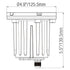 Inground Well Lights For Landscape with MR16 Socket and Brass PVC Housing - Well Light