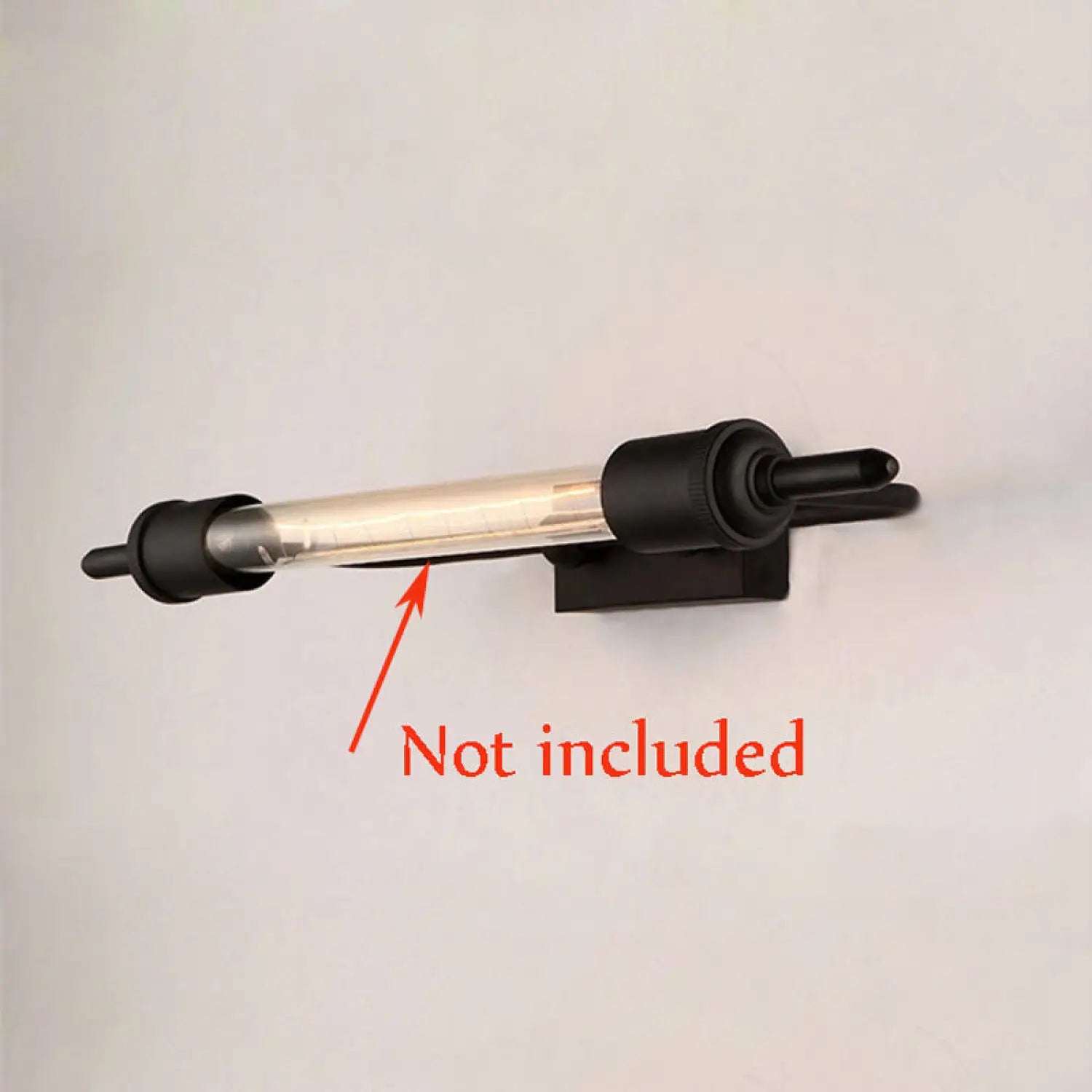 Innovative & American Style Pipe Lamp for Balcony Stairs and Bedside - Black - 12V Hanging Light