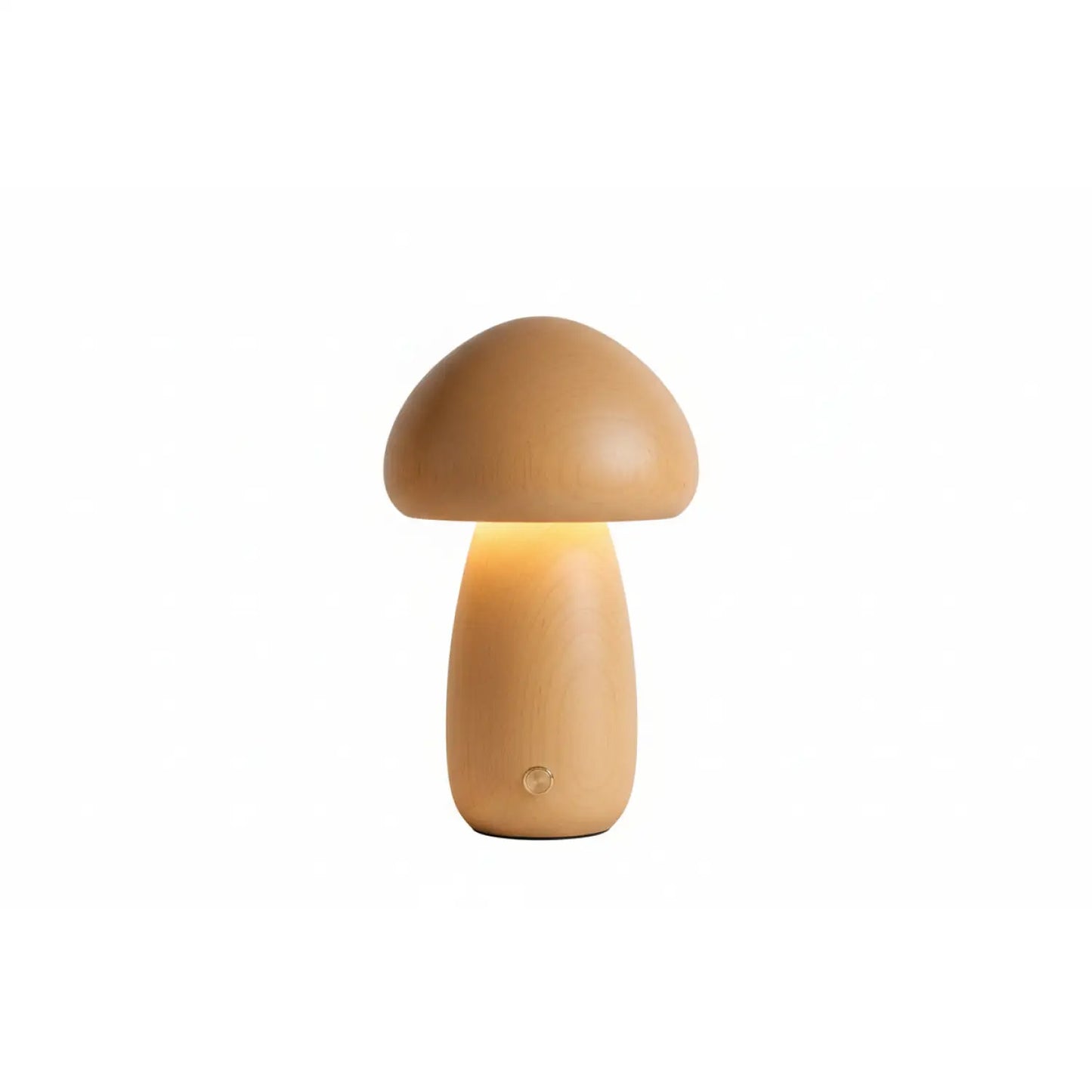 INS Wooden Cute Mushroom LED Night Lamps With Touch Switch - Style B / Beech / 2.4W - Table Lamp