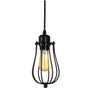 Iron chandelier with metal cage design for modern spaces - Grapefruit - 12V Hanging Light