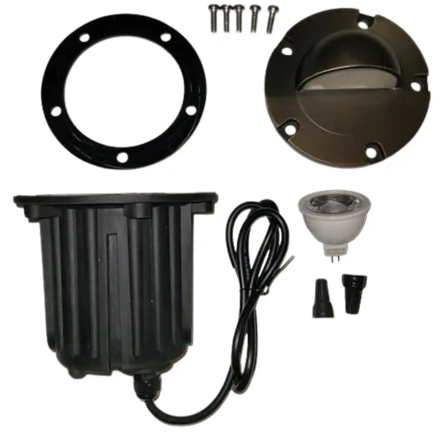Ironsmith Foundary Series™ Half Moon In-Ground Landscape Lights Housing - Wall Lights
