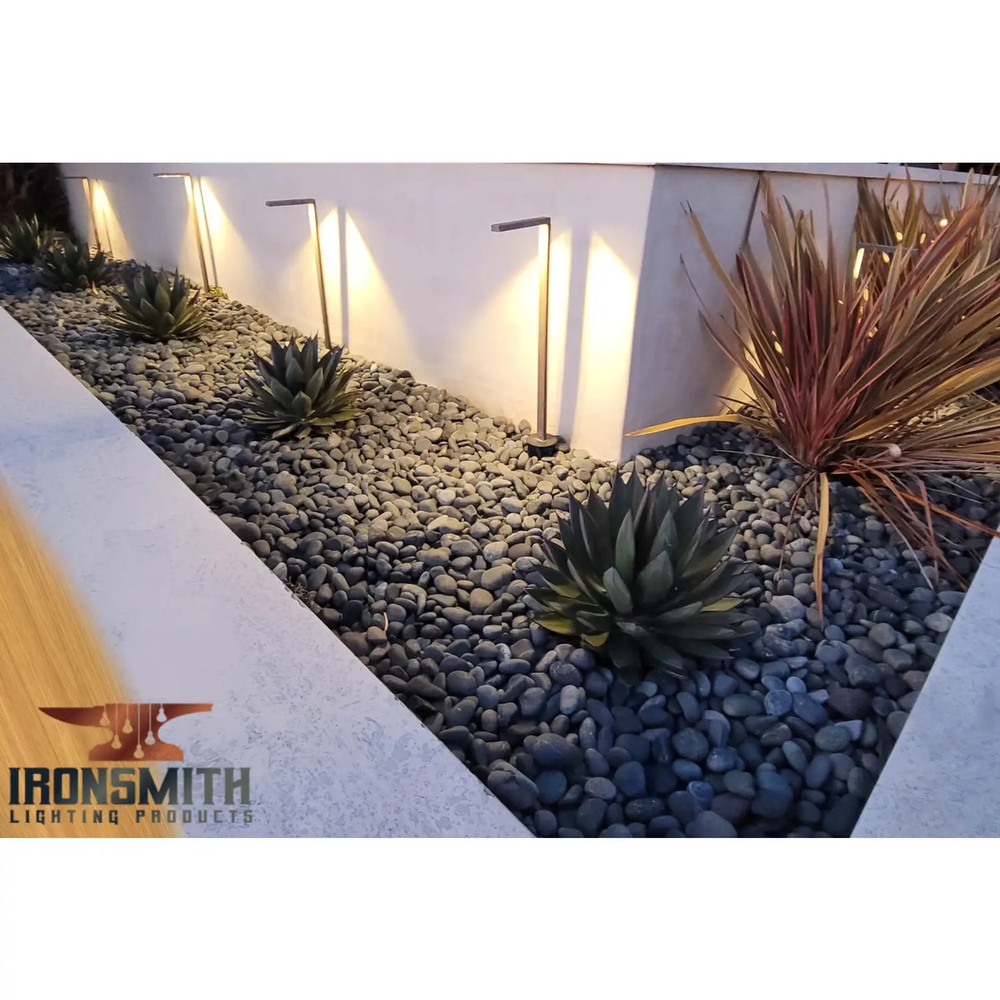 Ironsmith Lighting Products 12V Low Voltage Landscape Path Lights: Brass Wired Outdoor LED and Halogen Waterproof