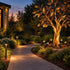 ISL 12V Die-Cast Brass Landscape Lighting LED Kit (6 Spotlights 2 Path Lights) | 150W Multi-Tap Transformer with Timer