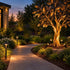 ISL 12V Die-Cast Brass Landscape Lighting LED Light Kit (4 Spotlights 2 Path Lights) | 150W Transformer with Timer