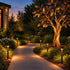 ISL 12V Die-Cast Brass LED Landscape Pathway Lighting Kit (6 Path Lights) | 150W Transformer with Timer or Photocell