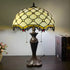 Jewel Tiffany Glass Tabletop Lamp - No Bulb - Table Lamp