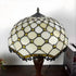 Jewel Tiffany Glass Tabletop Lamp - No Bulb - Table Lamp