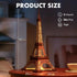 Large Wooden Puzzle with 4 Light Shows Eiffel Tower with Light for Gift - Wood - Table Lamp