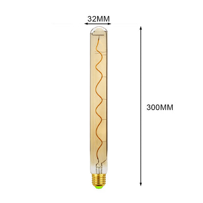 Led Bulbs Vintage Light Bulb G125 Stone Big Globe Bulb 4W Dimmable 220V 110V Led Filament Decorative Edison Bulb - T300
