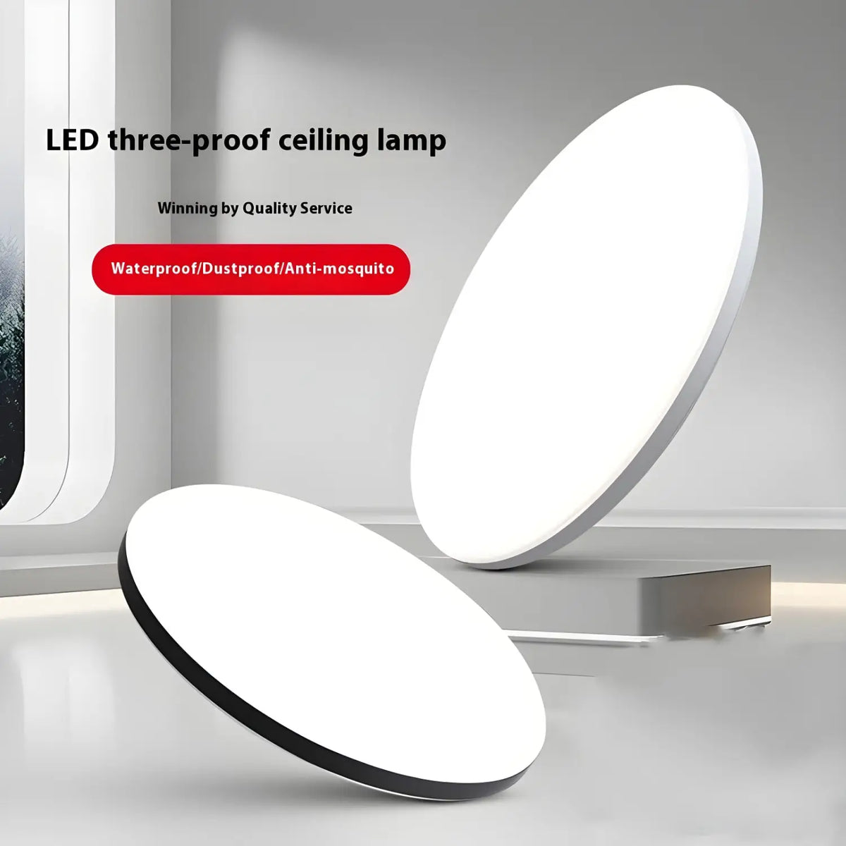 Dustproof Light LED Ceiling Light 220V - Waterproof & Dustproof – Ironsmith Lighting