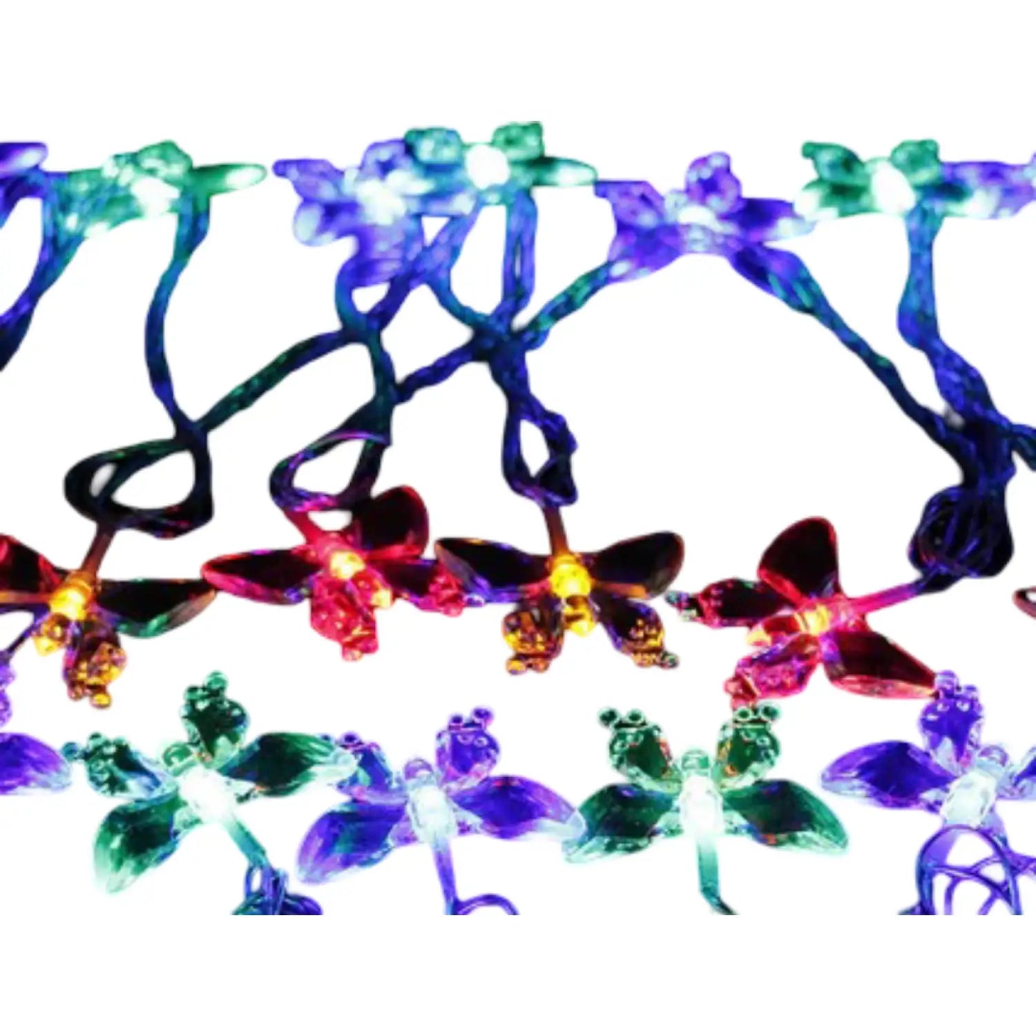 LED Flashing Lights for Home Balcony & Bedroom Decor - Warm / Battery / 1.5m 10Lamp - Solar Lights