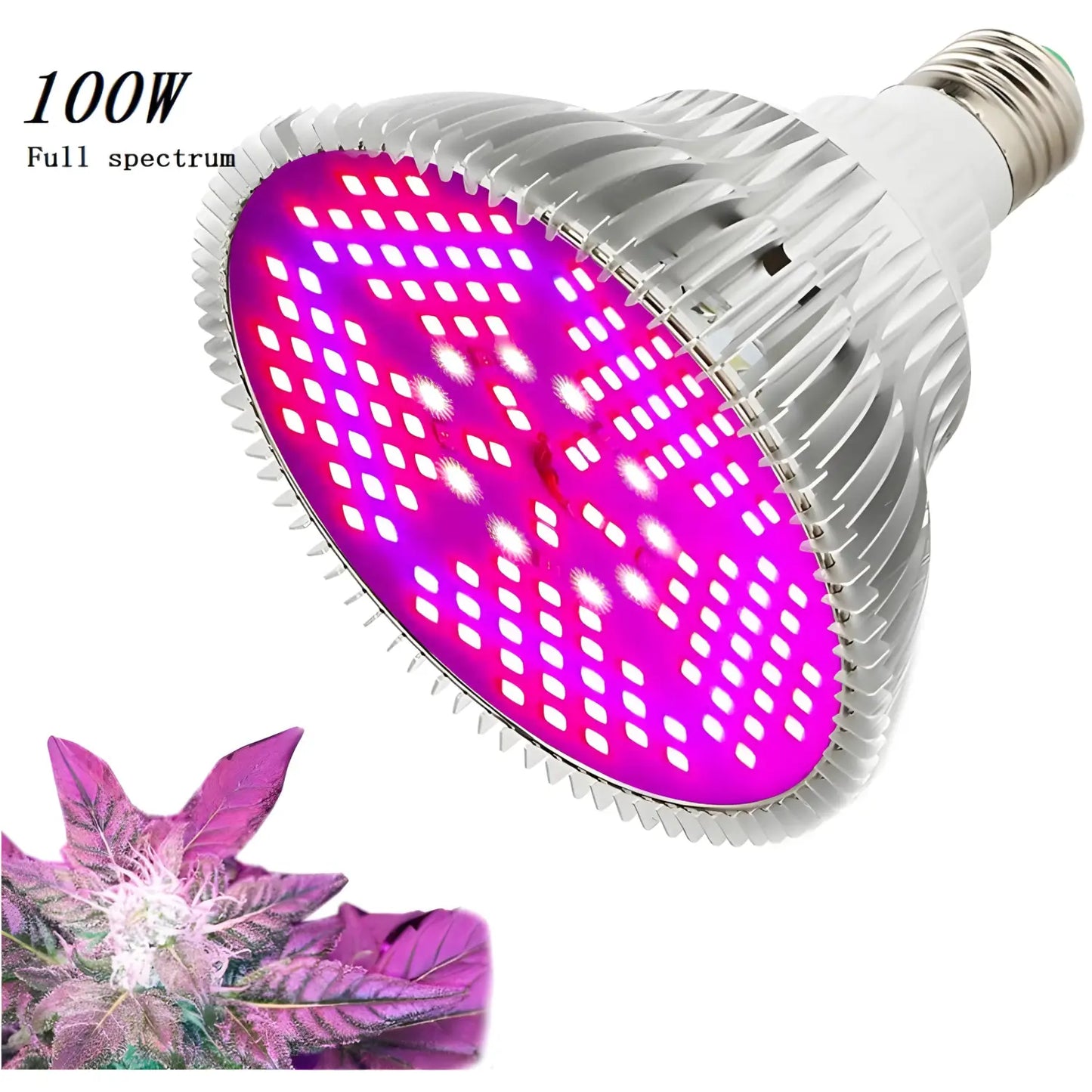 LED Full Spectrum Light for Herb Plants USB Powered - White - Grow light