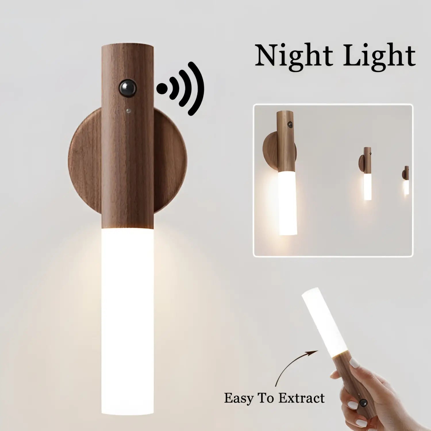 LED Magnetic Light - USB Rechargeable Motion Sensor - 12V Hanging Light