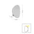 LED Modern Wall Lamp for Bedroom Balcony & Background Decor - 12V Hanging Light