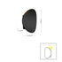 LED Modern Wall Lamp for Bedroom Balcony & Background Decor - 12V Hanging Light