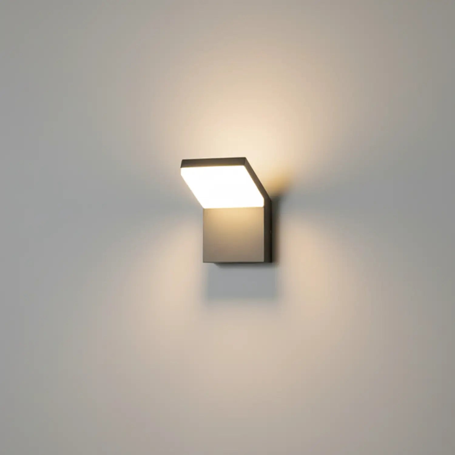 LED Modern Wall Sconce Lighting with IP65 Waterproof for Outdoor Porch - Grey - Wall Lights